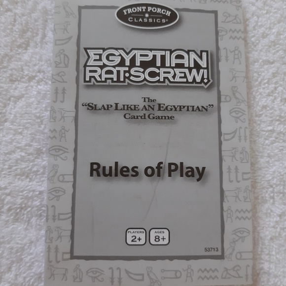Egyptian Rat Screw Card Game Ages 8+ - Picture 4 of 7